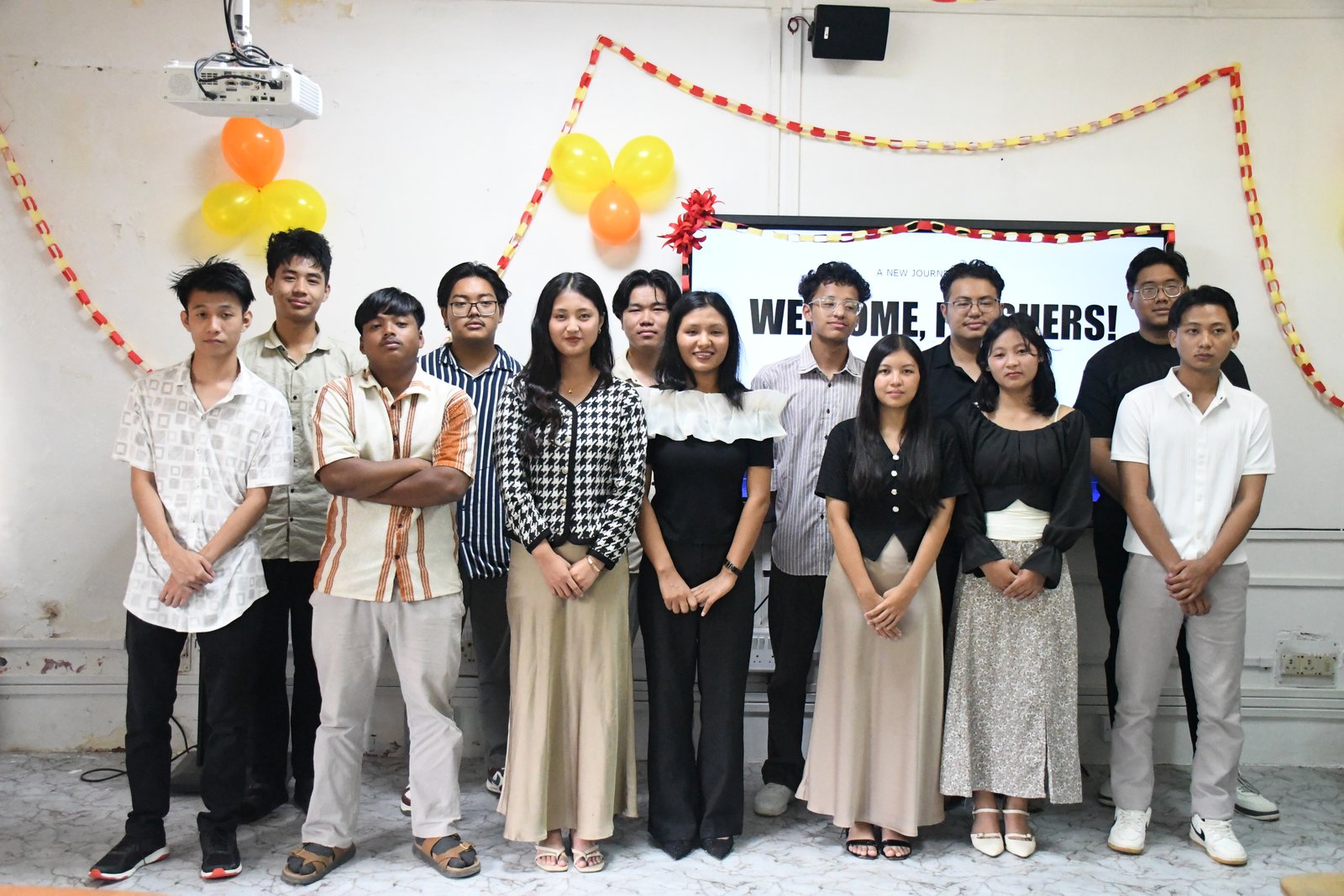 Computer Science & Engineering First Year group photo